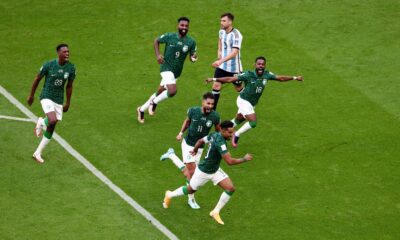 Arábia Saudita bate Argentina de Messi em 1ª zebra da Copa do Catar