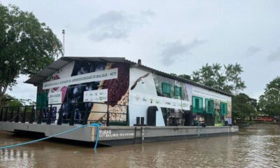 Comunidade do Amapá recebe laboratório-escola flutuante