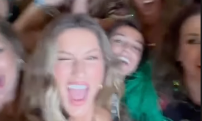 Gisele Bündchen curte Carnaval do Rio de Janeiro