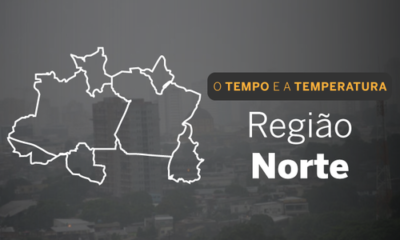 Extremo norte do país começa a semana com tempo chuvoso