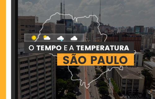 PREVISÃO DO TEMPO: quarta-feira (31) com alerta para acumulado de chuva, baixa umidade e queda de temperaturas em São Paulo