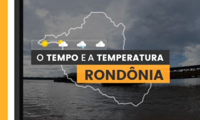 PREVISÃO DO TEMPO: quarta-feira (31) com alerta para baixa umidade em Rondônia