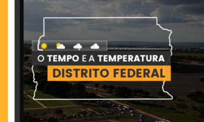 PREVISÃO DO TEMPO: quarta-feira (31) com alerta para baixa umidade no Distrito Federal