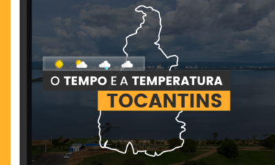 PREVISÃO DO TEMPO: quarta-feira (31) com alerta para baixa umidade no Tocantins