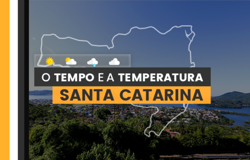 PREVISÃO DO TEMPO: quarta-feira (31) tem alerta para queda de temperaturas em Santa Catarina