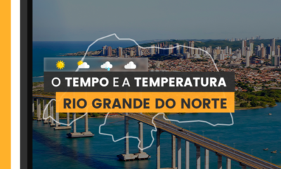 PREVISÃO DO TEMPO: quinta-feira (18) com chuvas em regiões do Rio Grande do Norte