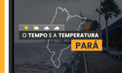 PREVISÃO DO TEMPO: quinta-feira (18) com fortes chuvas no Pará