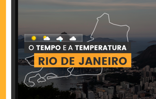 PREVISÃO DO TEMPO: quinta-feira (25) com poucas nuvens no Rio de Janeiro