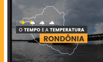PREVISÃO DO TEMPO: sexta-feira (26) com alerta para baixa umidade em Rondônia