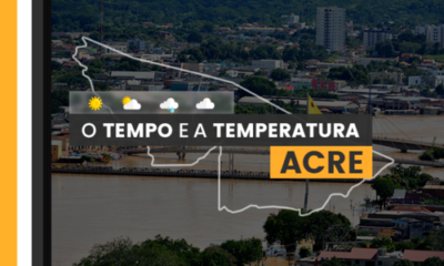 PREVISÃO DO TEMPO: sexta-feira (26) com alerta para baixa umidade no Acre