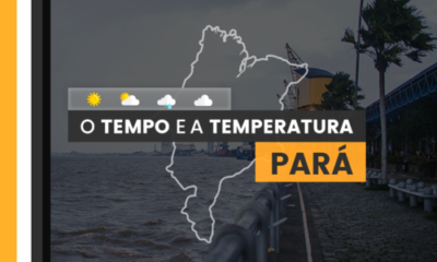 PREVISÃO DO TEMPO: sexta-feira (26) com alerta para baixa umidade no Pará