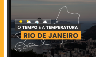 PREVISÃO DO TEMPO: sexta-feira (26) com poucas nuvens no Rio de Janeiro
