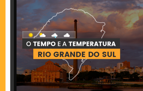 PREVISÃO DO TEMPO: sexta-feira (26) tem chuva no Rio Grande do Sul