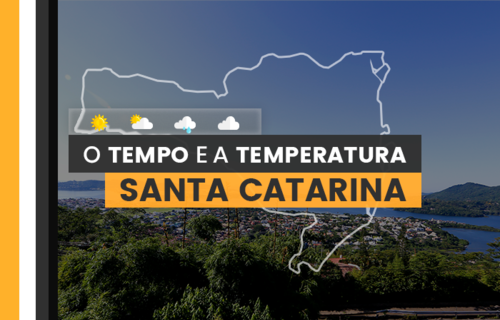 PREVISÃO DO TEMPO: sexta-feira (26) tem possibilidade de chuva em Santa Catarina