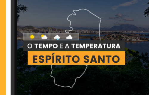 PREVISÃO DO TEMPO: terça-feira (23) com nevoeiro no Espírito Santo