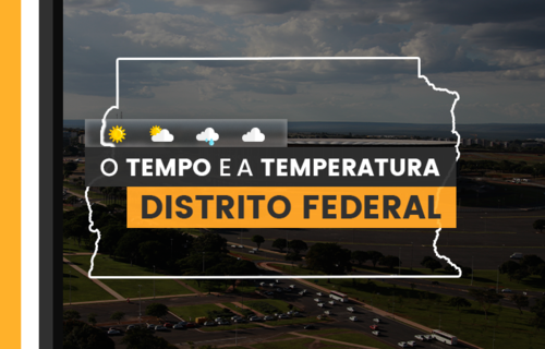 PREVISÃO DO TEMPO: terça-feira (30) com alerta para baixa umidade no Distrito Federal