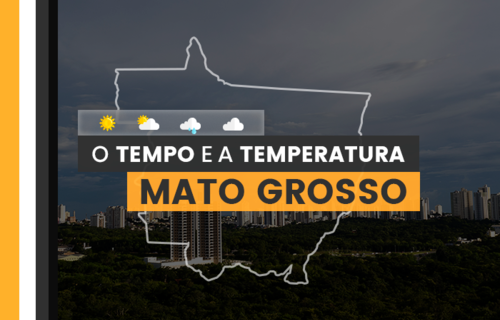 PREVISÃO DO TEMPO: terça-feira (30) com alerta para baixa umidade no Mato Grosso