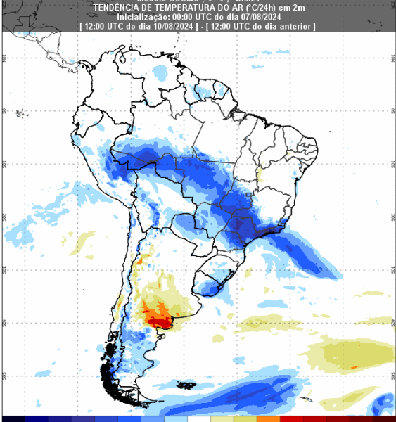 Frente fria provoca alertas à saúde no Brasil