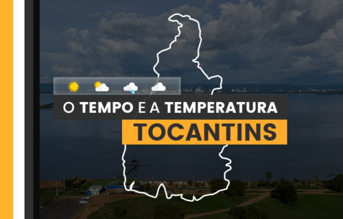 PREVISÃO DO TEMPO: quarta-feira (28) com alerta para baixa umidade e ventos costeiros no Tocantins