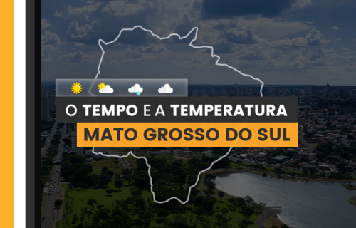 PREVISÃO DO TEMPO: quinta-feira (15) com alerta para baixa umidade no Mato Grosso do Sul