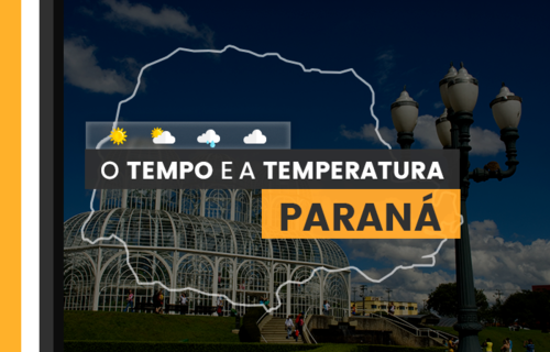 PREVISÃO DO TEMPO: quinta-feira (8) com alertas de queda de temperatura no Paraná