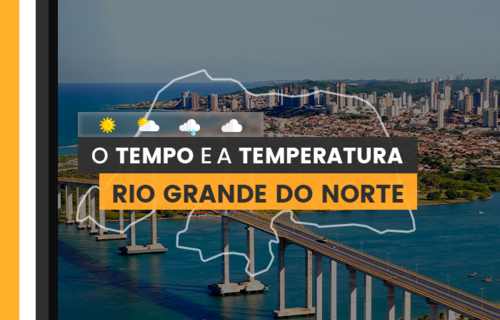 PREVISÃO DO TEMPO: sexta-feira (16) com alerta para baixa umidade no Rio Grande do Norte