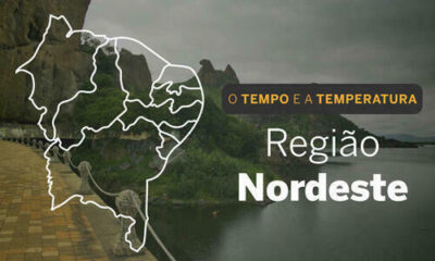 PREVISÃO DO TEMPO: Nordeste terá chuva no Maranhão e na Bahia, nesta sexta-feira (27)