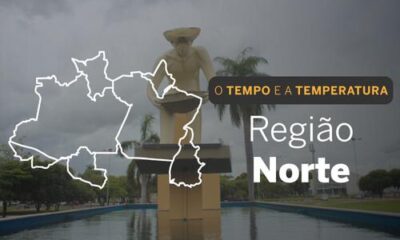 PREVISÃO DO TEMPO: Norte do Brasil terá chuva isolada em boa parte da região, nesta sexta-feira (20)