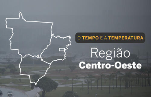 PREVISÃO DO TEMPO: Centro-Oeste encara domingo (27) nublado e chuvoso