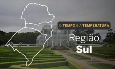 PREVISÃO DO TEMPO: Sul terá chuvas em poucas áreas da região, nesta sexta-feira (1°)