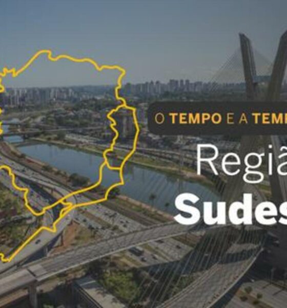 PREVISÃO DO TEMPO: Muitas nuvens e sem chuvas em SP, ES e RJ, nesta segunda-feira (11)