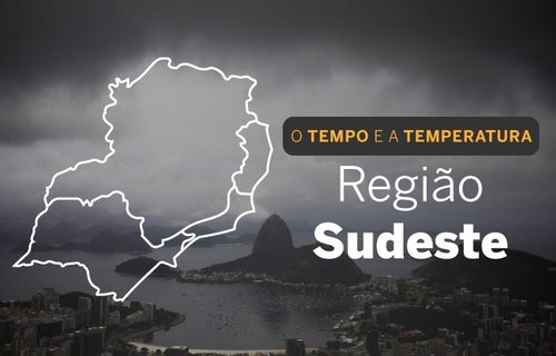 PREVISÃO DO TEMPO: chuvas atingem quase todo o Sudeste do país, nesta sexta-feira (17)